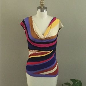 “Isela” Print Cowl Top